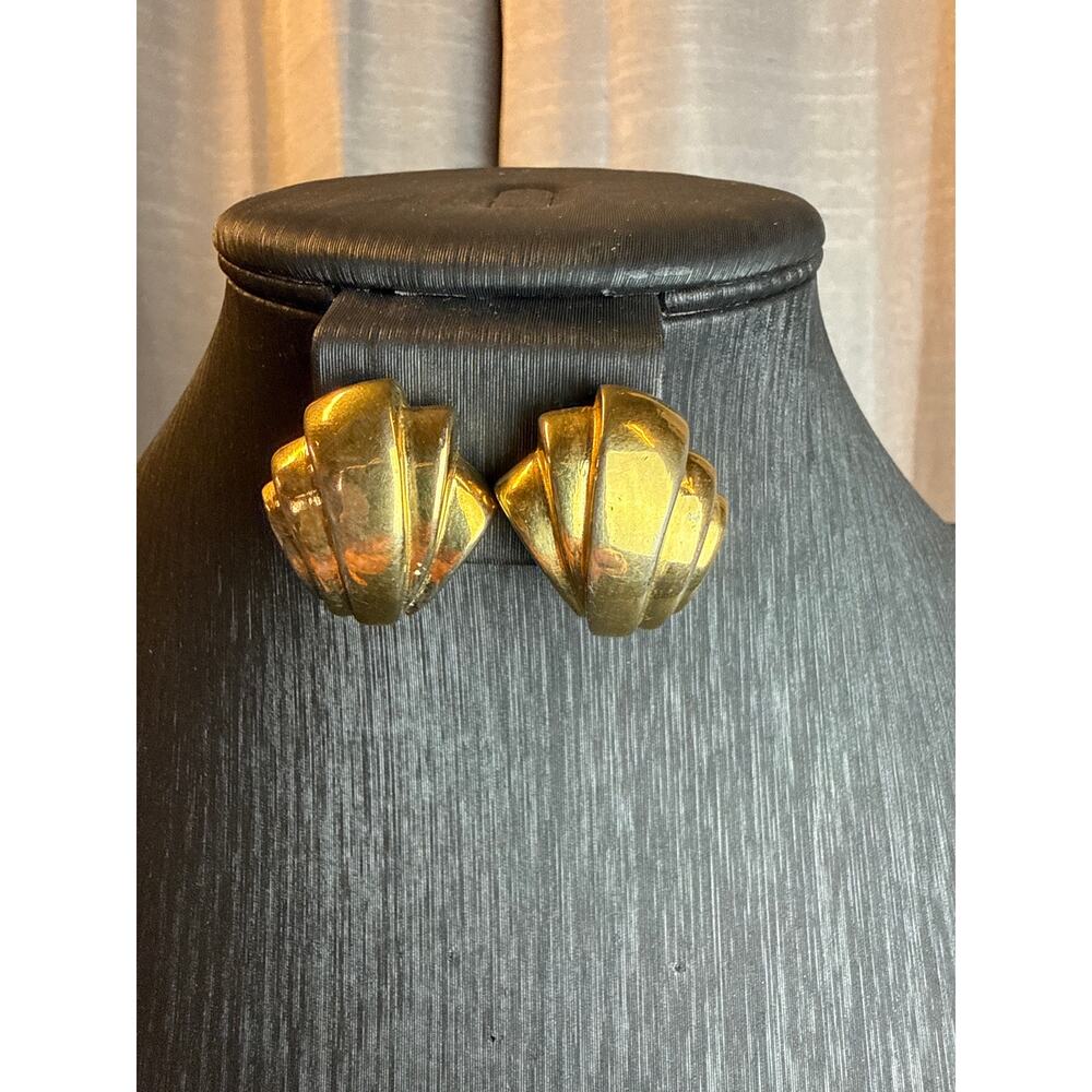 Vintage Givenchy Goldtone Earrings